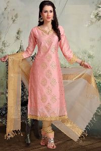 Chanderi Silk Suit