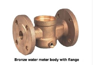 Bronze Flange Water Meter Body