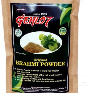 Gehlot Organic Brahmi Powder, For Parlour, Personal, Packaging Type : Plastic Packet