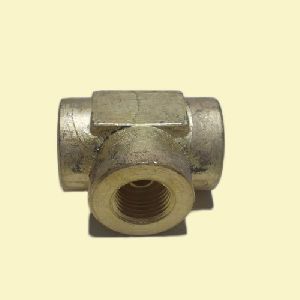 Brass 4 Way Rubber Hose Tee