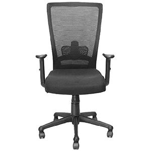 Best TRIBUTE Medium Back Office Chair with Mesh Back Support, Armrest, Cushioned Seat, Height Adjust