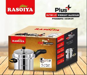 Rasoiya Plus 10 Ltr. Aluminium Pressure Cooker