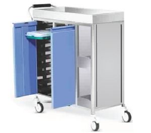 SS Framework Food Serving Trolley