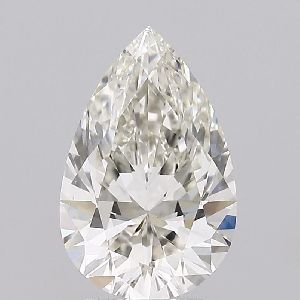 0.90 F VVS2 pear Brilliant CVD IGI Certified Lab Diamond