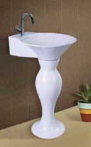 Dolphin Pedestal Wash Basin