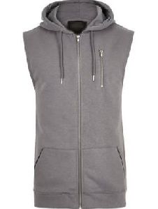 Mens Sleeveless Hoodie