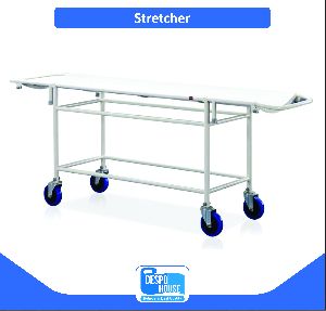 Manual Metal Hospital Stretcher, For Clinic, Loading Capacity : 150-200Kg