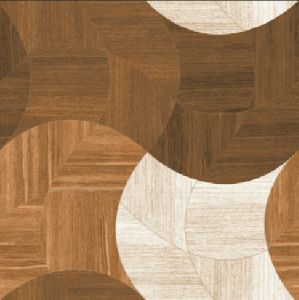 Brizon Brown Glossy PGVT Vitrified Floor Tiles