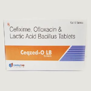 Cefixime + Ofloxacin + Lactic Acid Bacillus Tablets