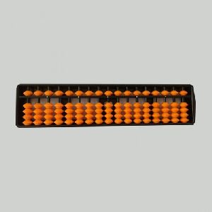 Plastic Student Abacus, Color : Orange Black