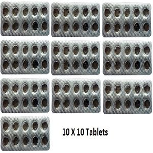 GanjhuVir Ayurvedic Antiviral Tablets (Pack of 10 Strips)
