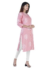 Khadi Printed Kurtis Without Palazzo