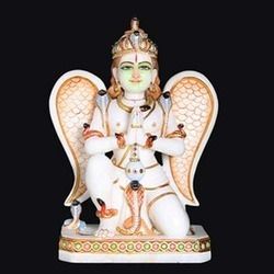 Marble Garud Dev Statue