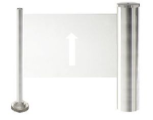 Cylindrical VIP Swing Gate With Glass Arm