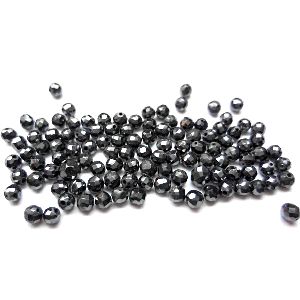 3.00 Ct Lot Loose Natural Black Diamond Faceted Beads
