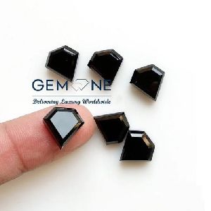 4.00 Carat Size Black Diamonds Fancy Shape Loose Black Diamonds