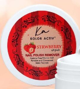 Strawberry Nail Polish Remover Wipes