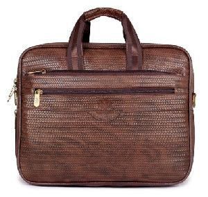 Synthetic Laptop Briefcase, Color : Coffee