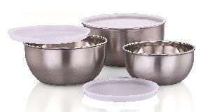 Stainless Steel 3 Pcs Bowl Set