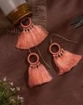 Ring Jhumka Handmade Thread Tassel