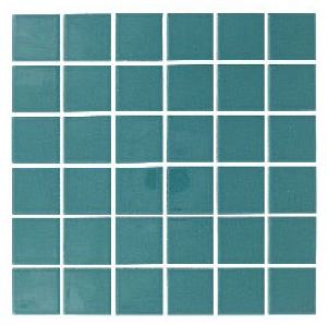 48x48mm Plain Green Series Swimming Pool Tiles