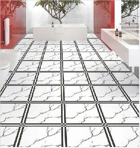 Glossy White Vitrified Floor Tiles