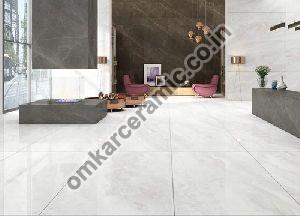 Forest White Glossy Vitrified Floor Tiles