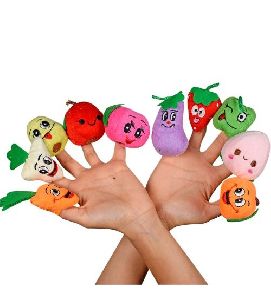 Fruit Vegetable Finger Puppets