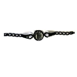 Metal Black Wrist Watch