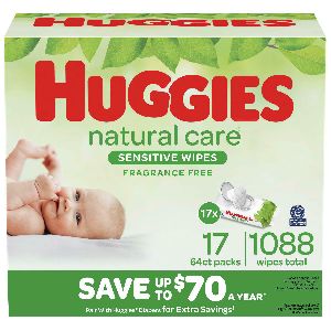 Huggies Natural Care Sensitive Baby Wipe