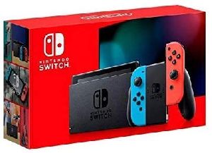 Nintendo Switch OLED - Neon Red and Neon Blue Joy-Con