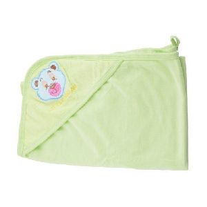 Green Baby Fleece Cartoon Towel