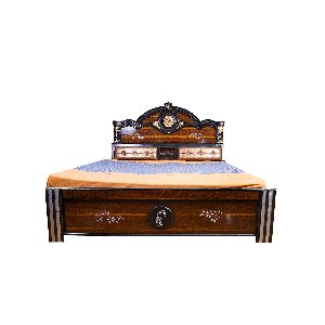 Teak Wood King Size Bed