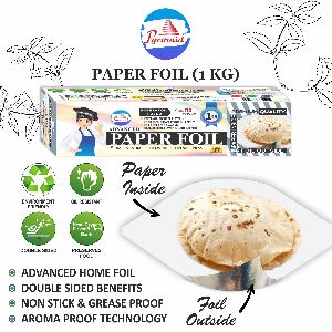 PYRAMID Paper FOIL ROLL 1 KG, Paper Inside &amp;amp; Foil Outside, 2 in 1 Benefits, New Method to Pack Food, Healthy, Safe &amp;amp; Environme