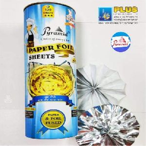 PYRAMID Paper FOIL Sheets (120 Sheets) 11&amp;quot; X 10&amp;quot; Size in Composite Container