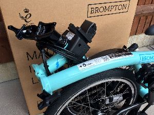 BROMPTON H6L ELECTRIC TURKISH GREEN E-FOLDING BICYCLE
