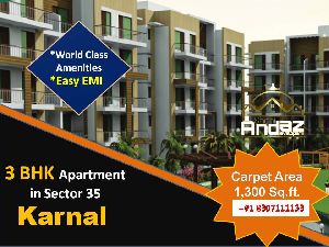 3 BHK luxury Apartment in Sector 35 Karnal | Ras Residency | Book Now +91 8307111133
