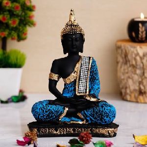Meditating Buddha Statue For Home Decor Idol/Showpiece Decorative Showpiece - 22 cm