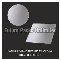 silver cake base board