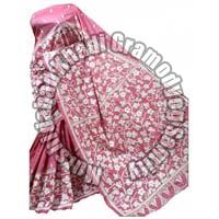 Stitched Silk Kantha Sarees