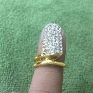 Golden Nail Ring