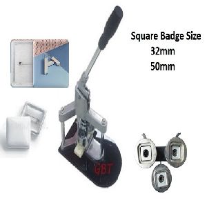 Square Badge Machine 32mm