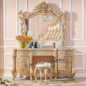 Wooden Carved Dressing Mirror