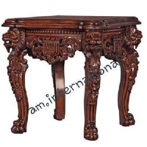 Wooden Carved Stool