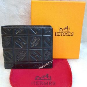 PU Leather Hermes Wallet For Men's, Feature : Fine Finishing, Great Design