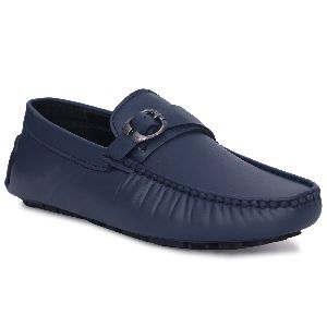 Mens Blue Premium Driving Loafers