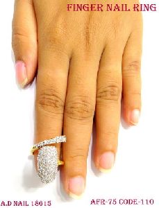 Diamond Nail Ring