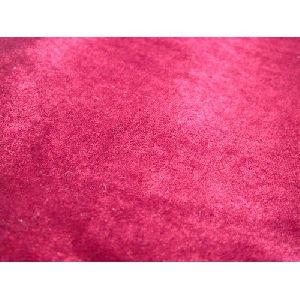 Pink Cotton Velvet Fabric