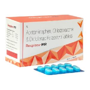 Acetaminophen Chlorzoxazone And Diclofenac Potassium Tablets