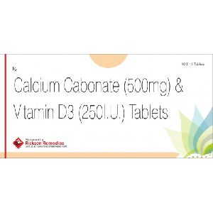 Calcium Carbonate and Vitamin D3 Tablets
